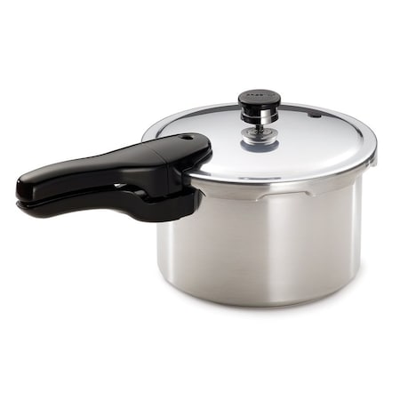 National Presto Presto Polished Aluminum Pressure Cooker 4 01241